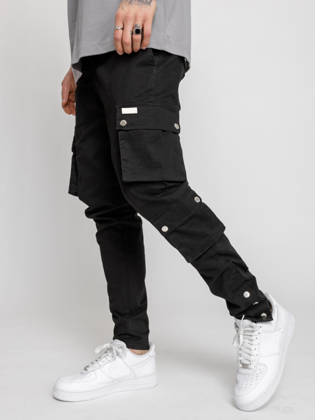 Party Games Switch - Men's work pants autumn new button