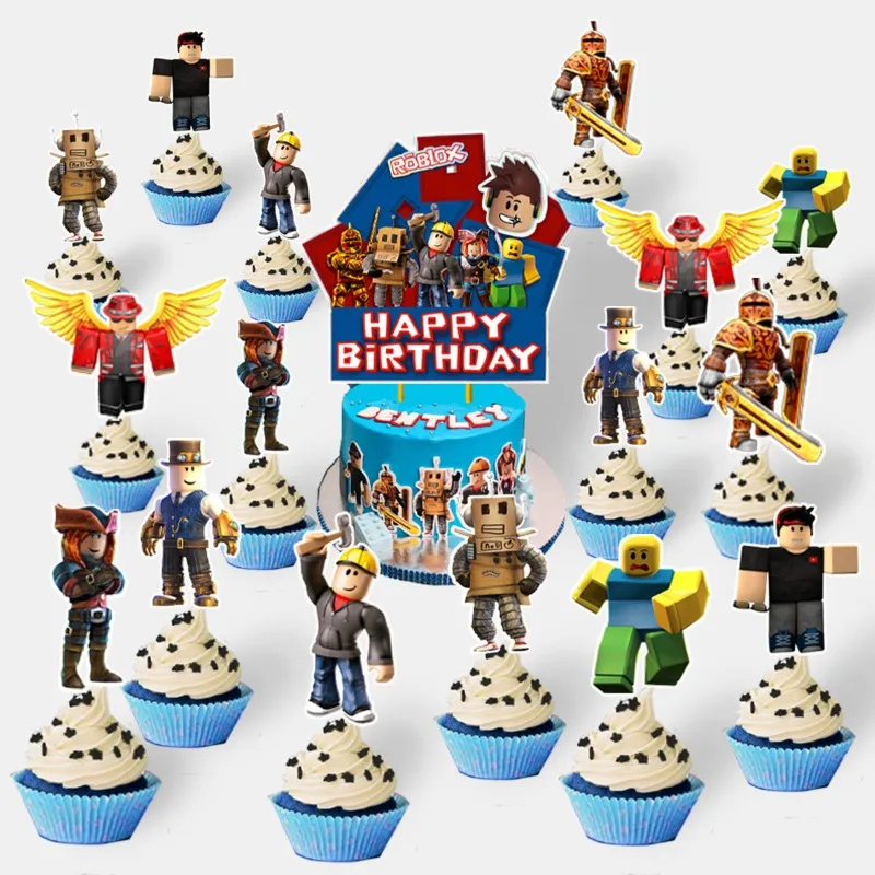 Party Games Adult Birthday - Game Roblox Cartoon Birthday Party Balloon