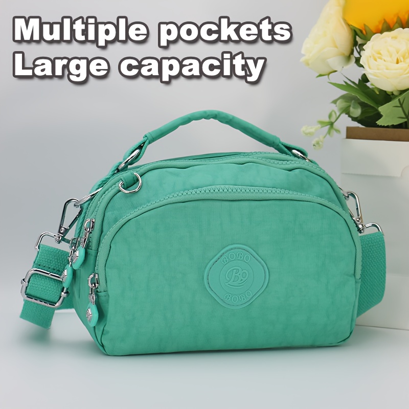 Party Games Switch - Women's Multi-Pocket Nylon Crossbody Bag, Fashionable