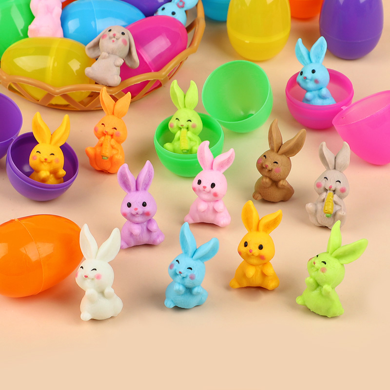 24Pcs Easter Egg With Rabbit F - огляд і ціна Party Games Easter Egg