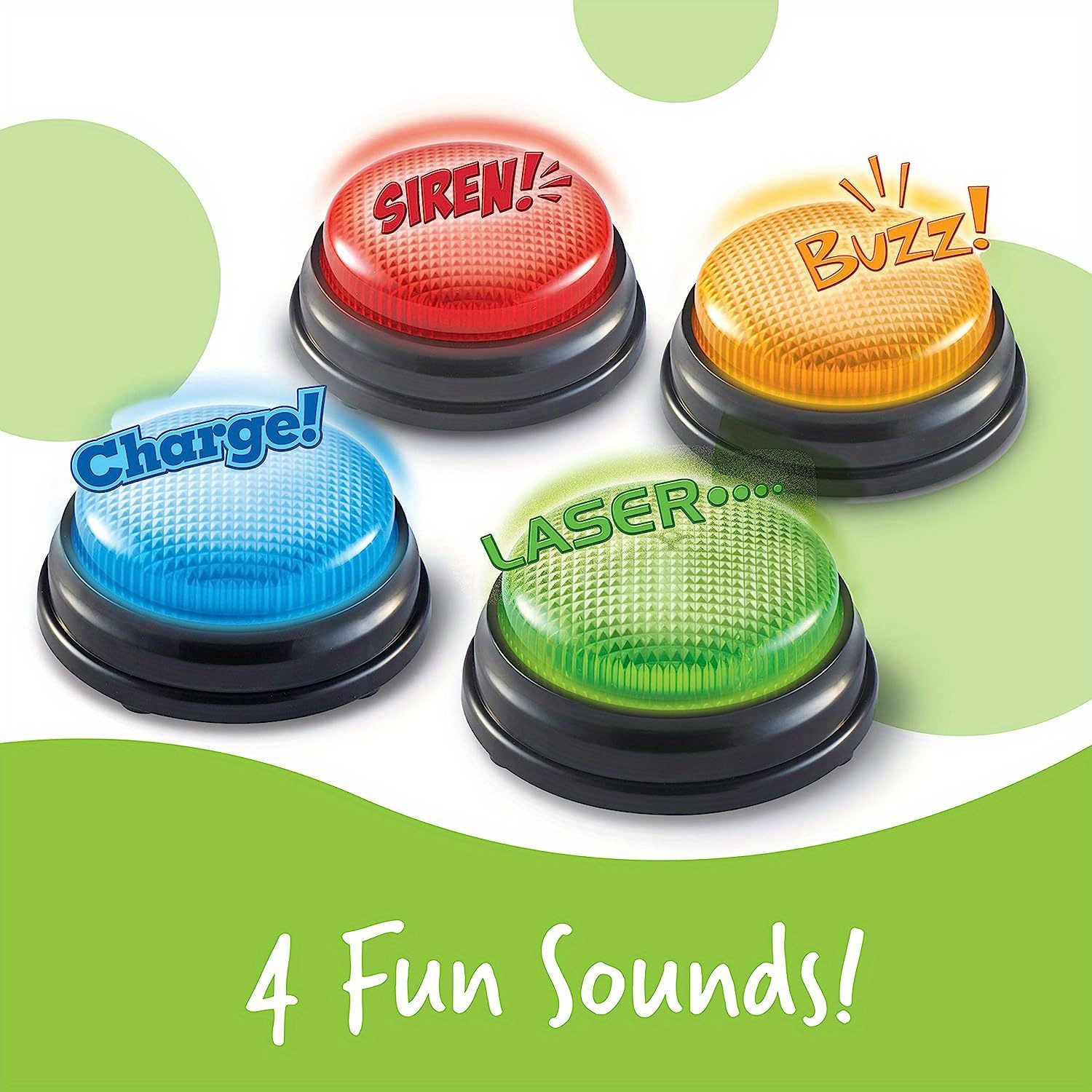 4pcs Lights and Sounds Buzzers - огляд і ціна Party Family Games