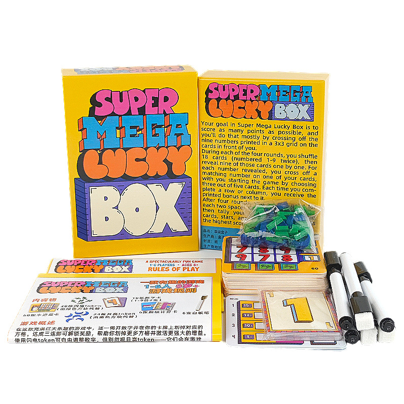 Super Mega Lucky Box Board Gam - огляд і ціна Party Family Games