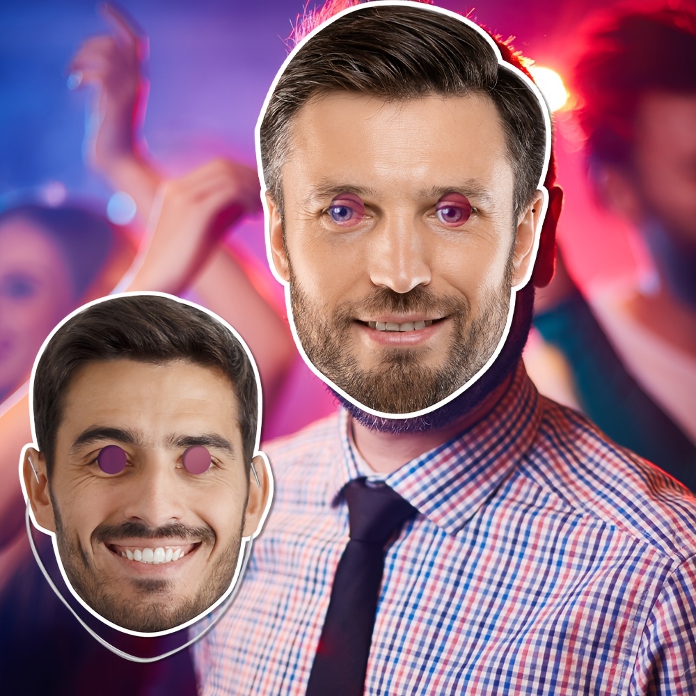 Custom Photo Face Mask Persona - огляд і ціна Party Games Bachelorette