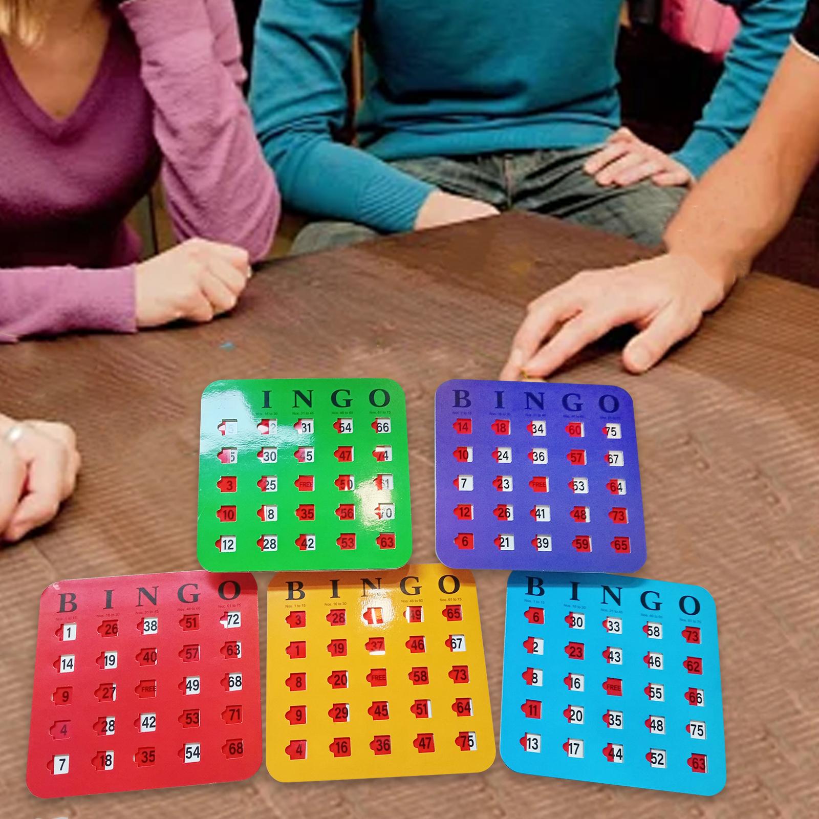 5 Pieces Bingo Game Cards Larg - огляд і ціна Party Games For Adults Large Group