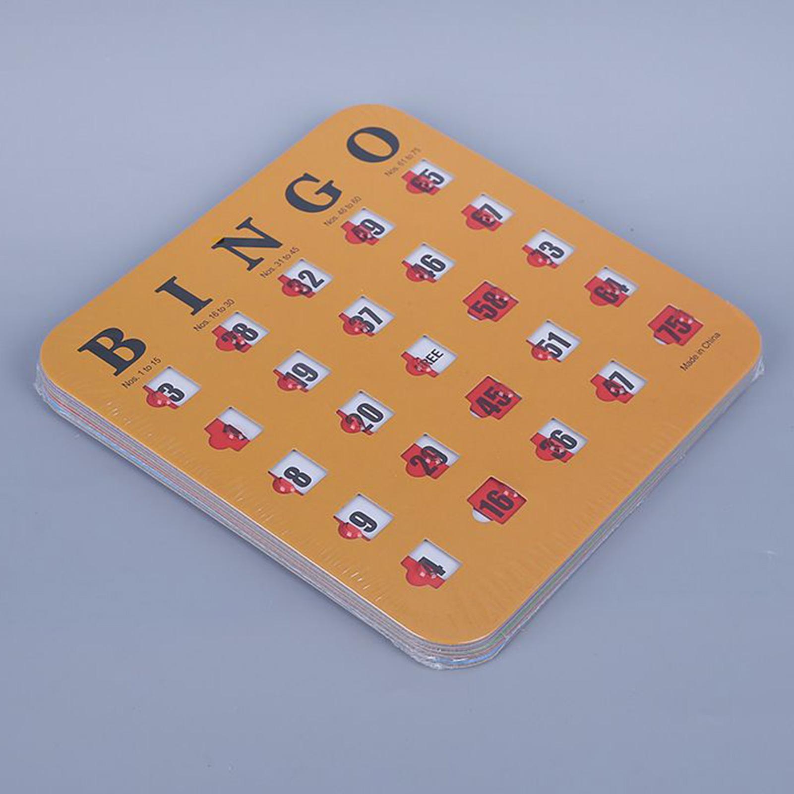 5pcs Sliding Bingo Game Cards  - огляд і ціна Party Family Games