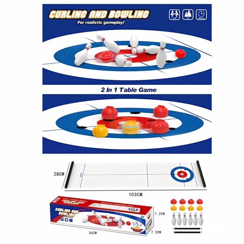 New Mini Curling&Bowling Table - огляд і ціна Party Games Indoor