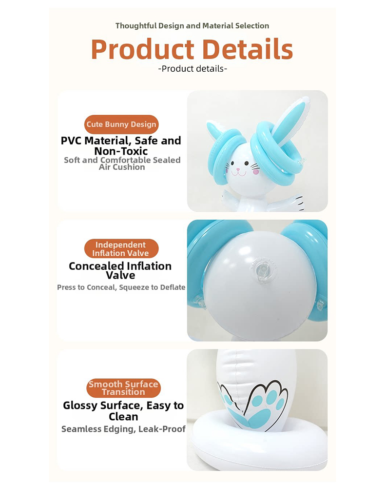 Easter Inflatable Bunny Ring T - огляд і ціна Party Games Indoor