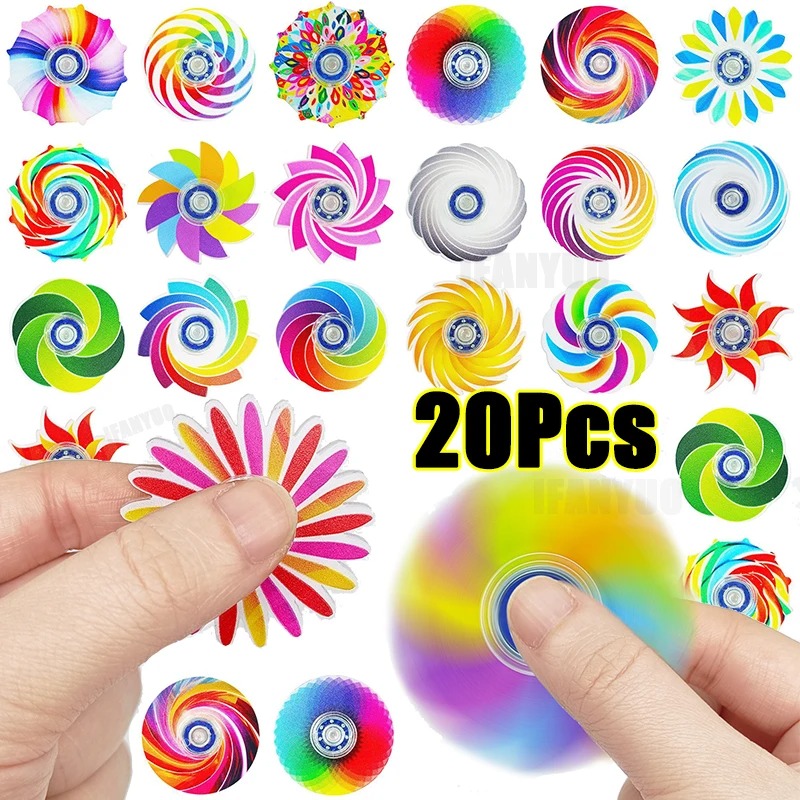 5-20Pcs Mini Ranbow Fidget Spi - огляд і ціна Party Games Adult Birthday