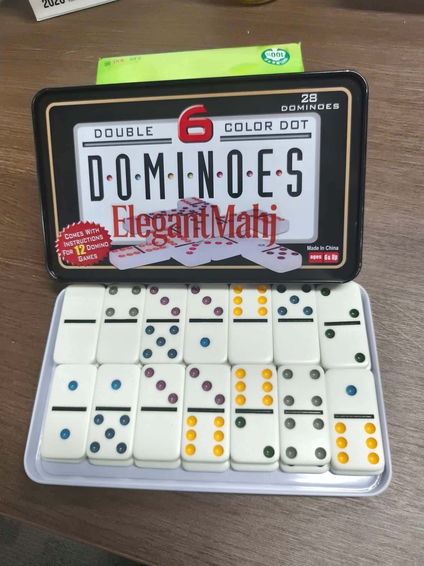 ElegantMahj Double Six Dominoe - огляд і ціна Party Family Games